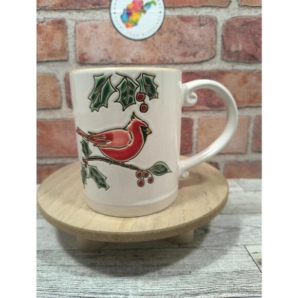 Spectrum Designz Other - Spectrum Designz Crimson Crest Berry 16oz Ceramic Coffee Mug Red Cardinal 3 NWT
